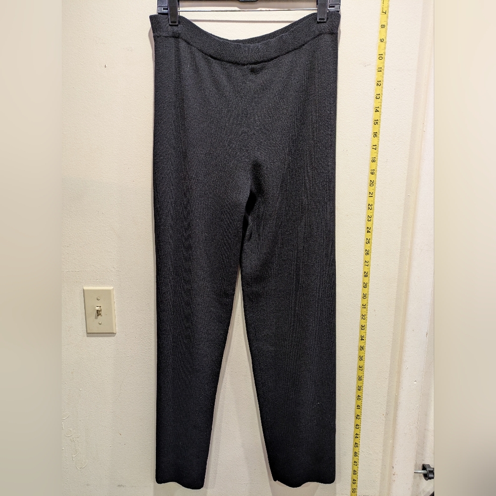 Eileen Fisher Black Straight Leg Pants Size Medium